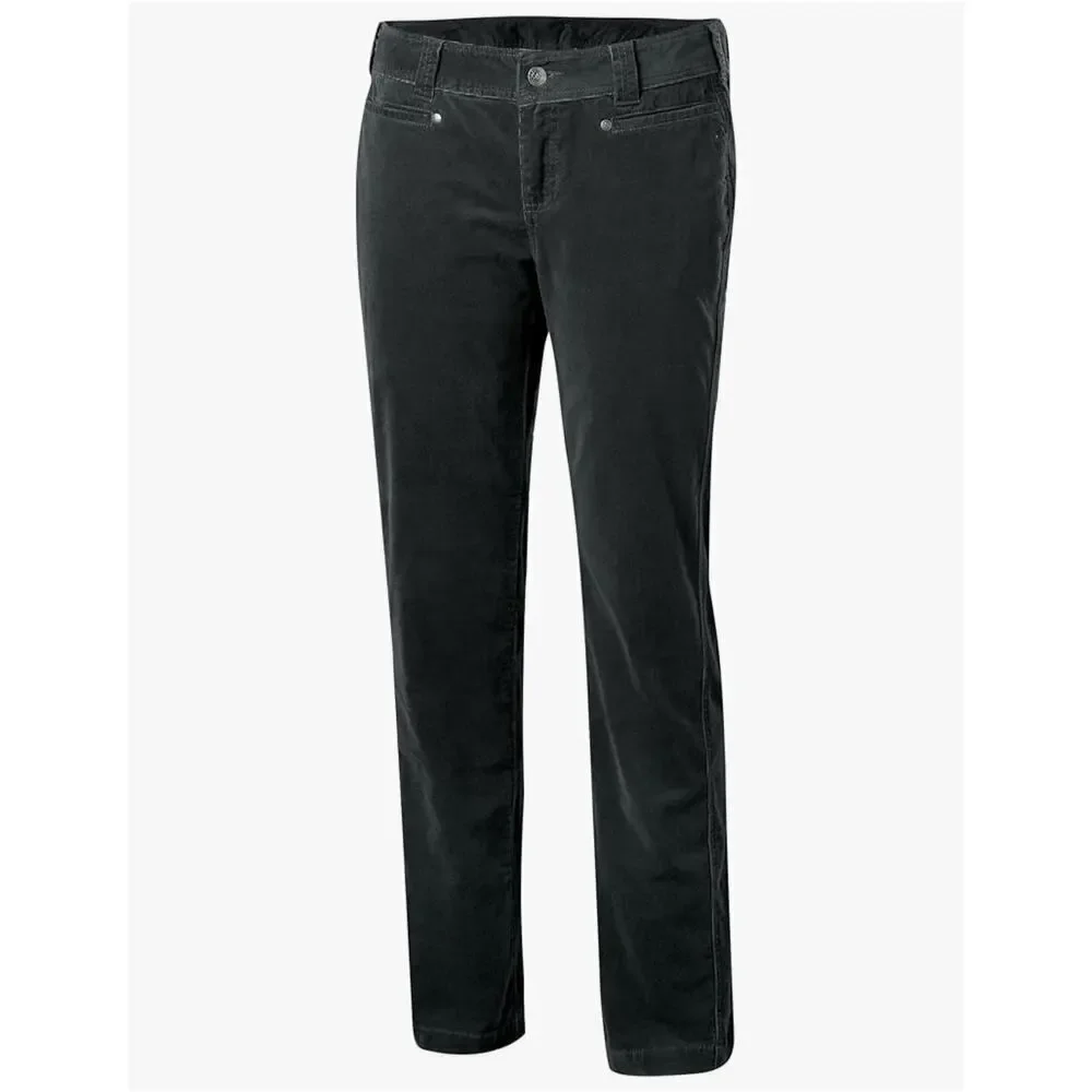 ISIS Blue Note Corduroy Velvet Pants Low Rise Y2K Charcoal Womens Size 4 - Picture 7 of 10
